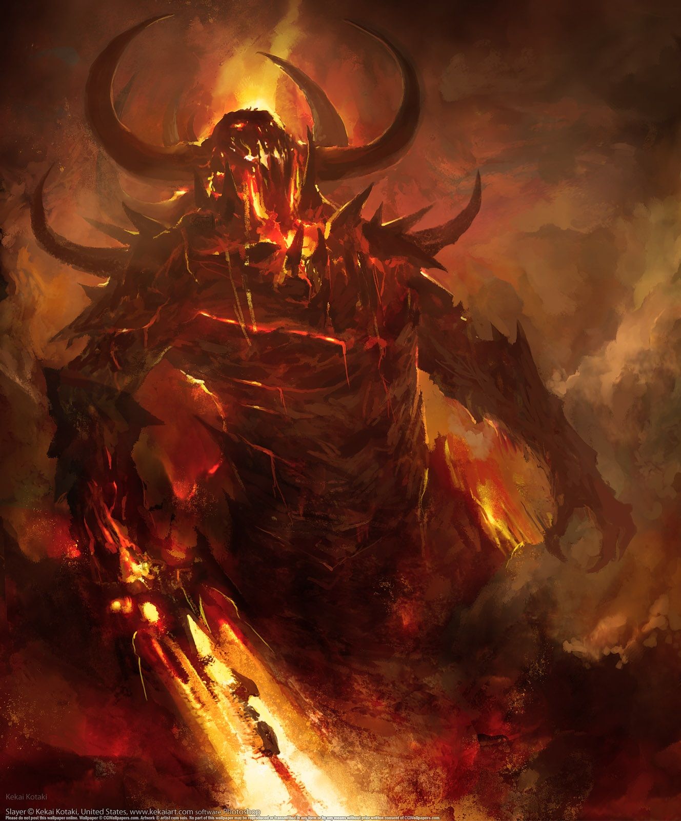 Big Bad Evil Guys. Fantasy demon, Demon art, Dark fantasy art