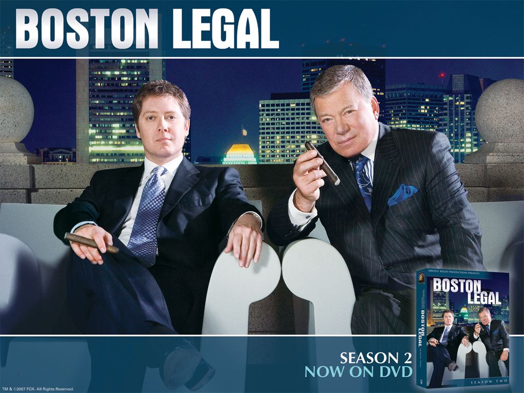 In 2008 I performed a celebrity voice impersonation of William Shatner for 20th Century Fox Television's Boston Legal tv show pro. Boston legal, Tv guide, Shatner
