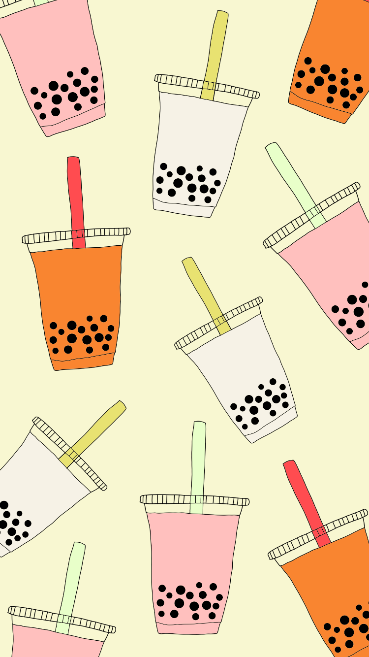 Boba Tea 4K Wallpaper