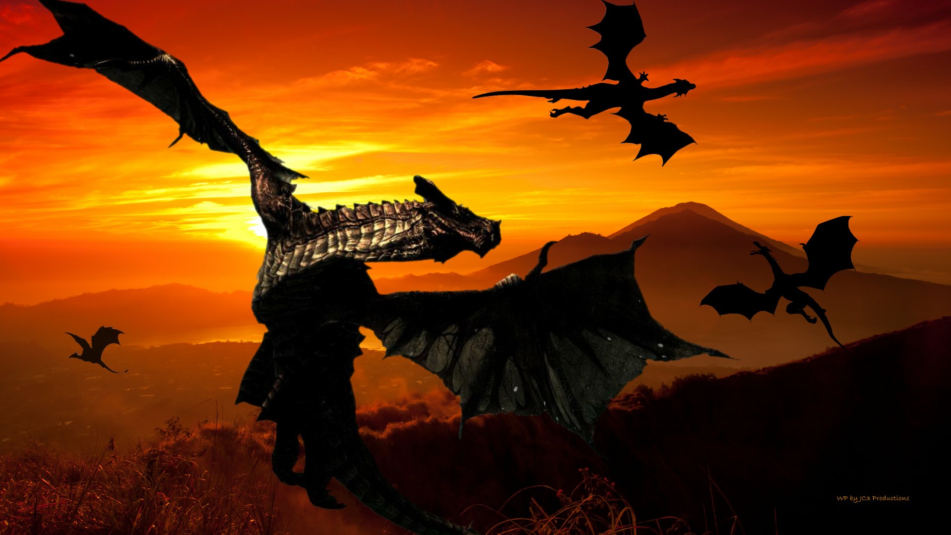 Dragon Sunset 1a