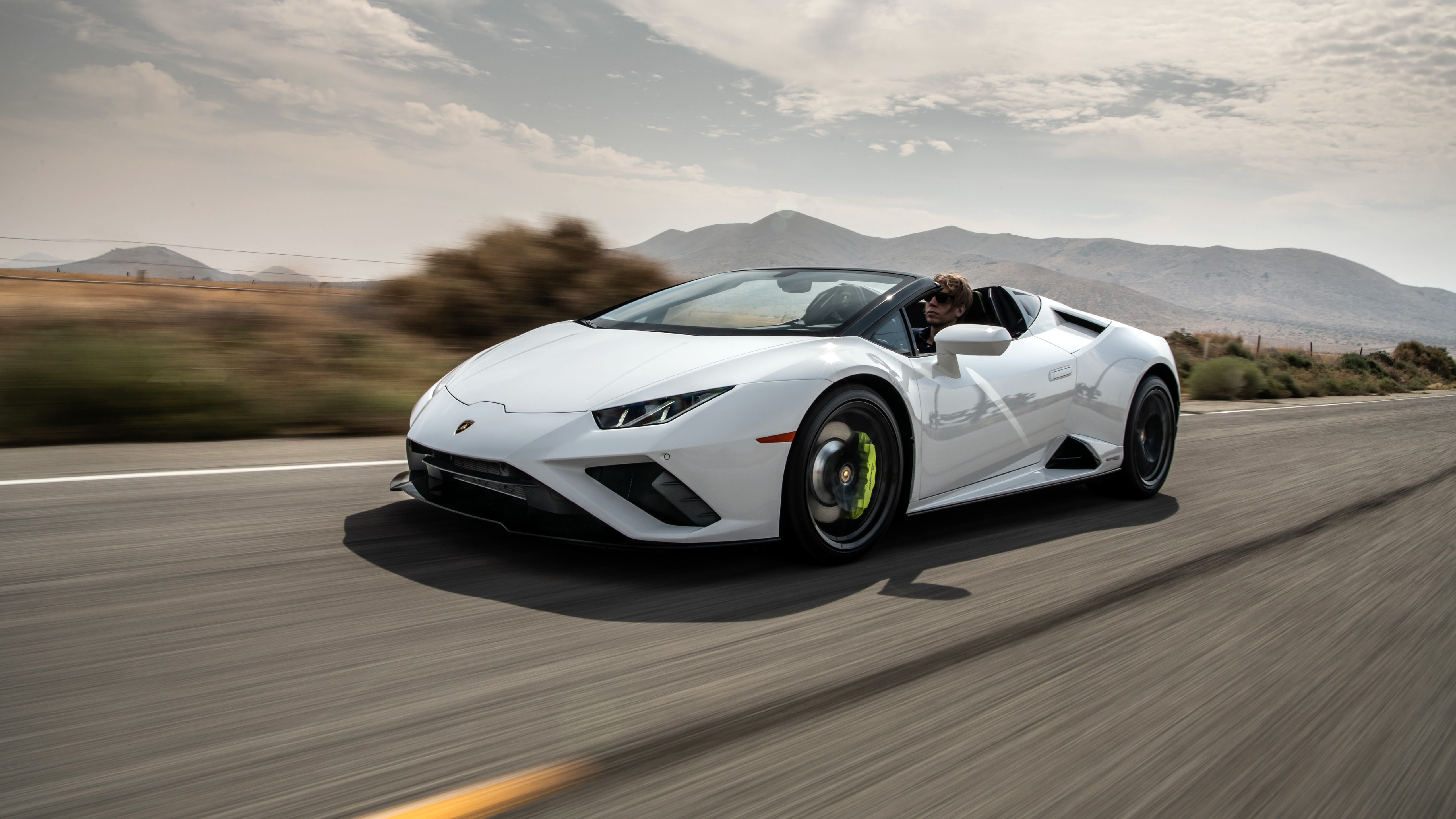 Lamborghini Huracán EVO RWD Spyder 5K Wallpaper. HD Car Wallpaper