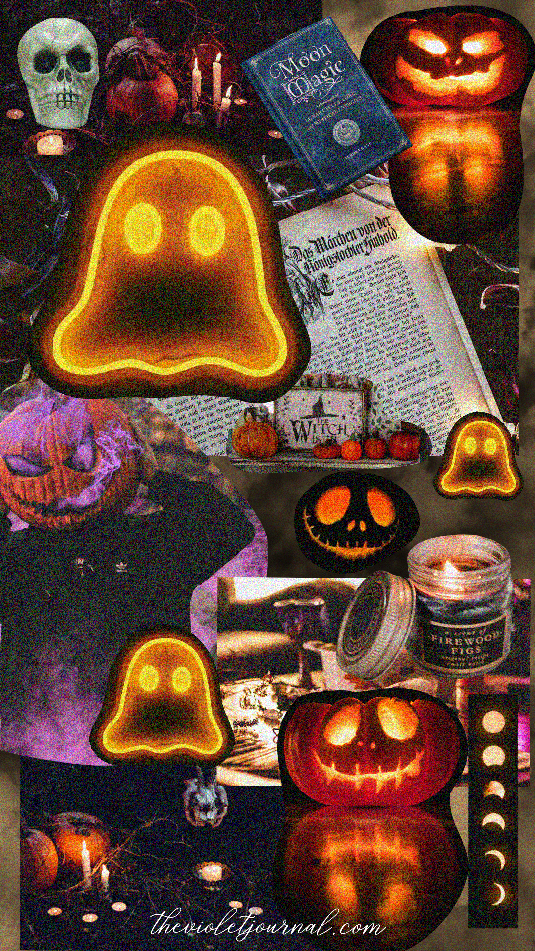Aesthetic Wallpaper for Fall and Halloween. Halloween wallpaper iphone, Halloween wallpaper iphone background, Cute fall wallpaper