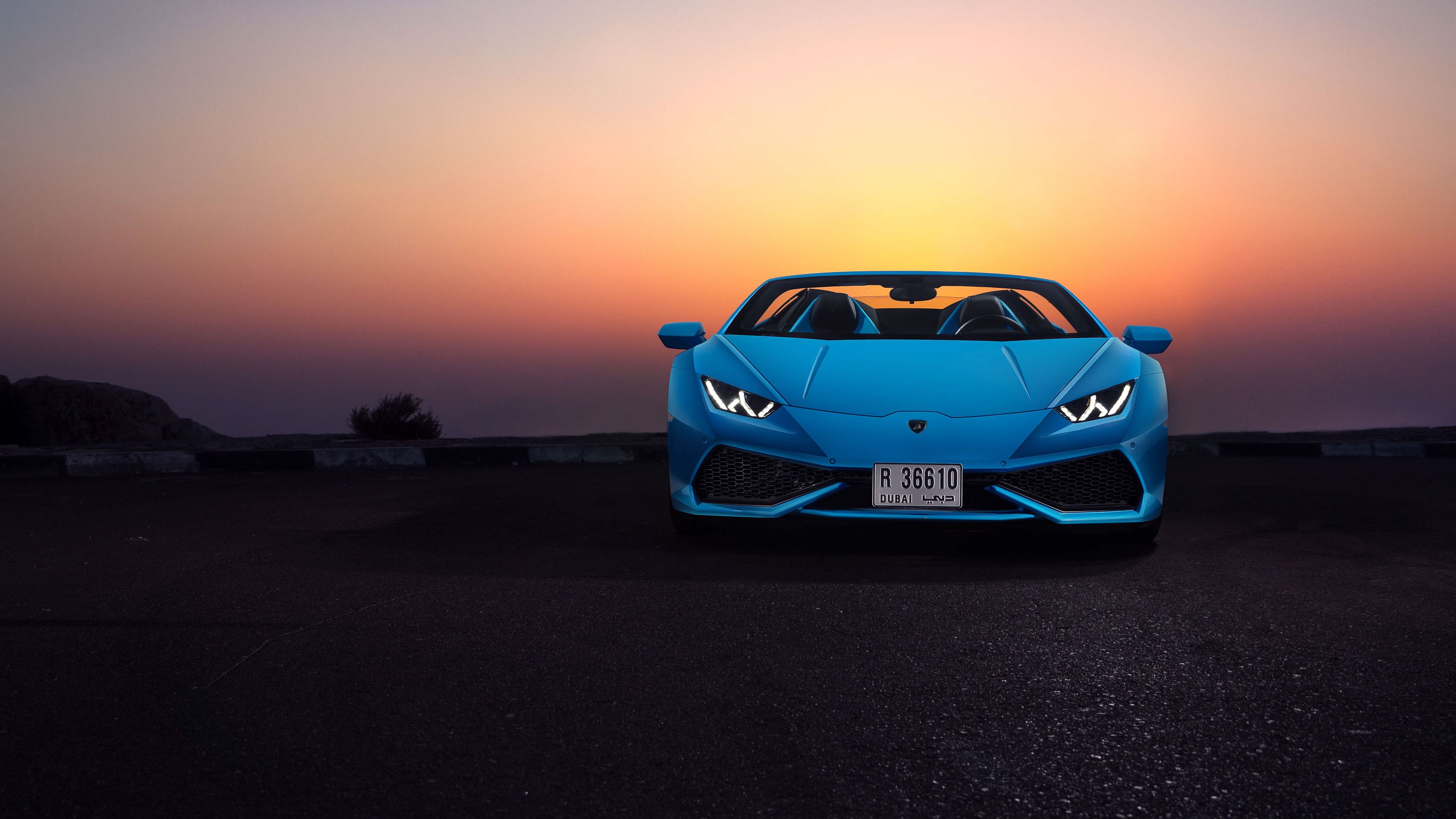 4K Lamborghini Huracan Performante Spyder Wallpaper and Background Image