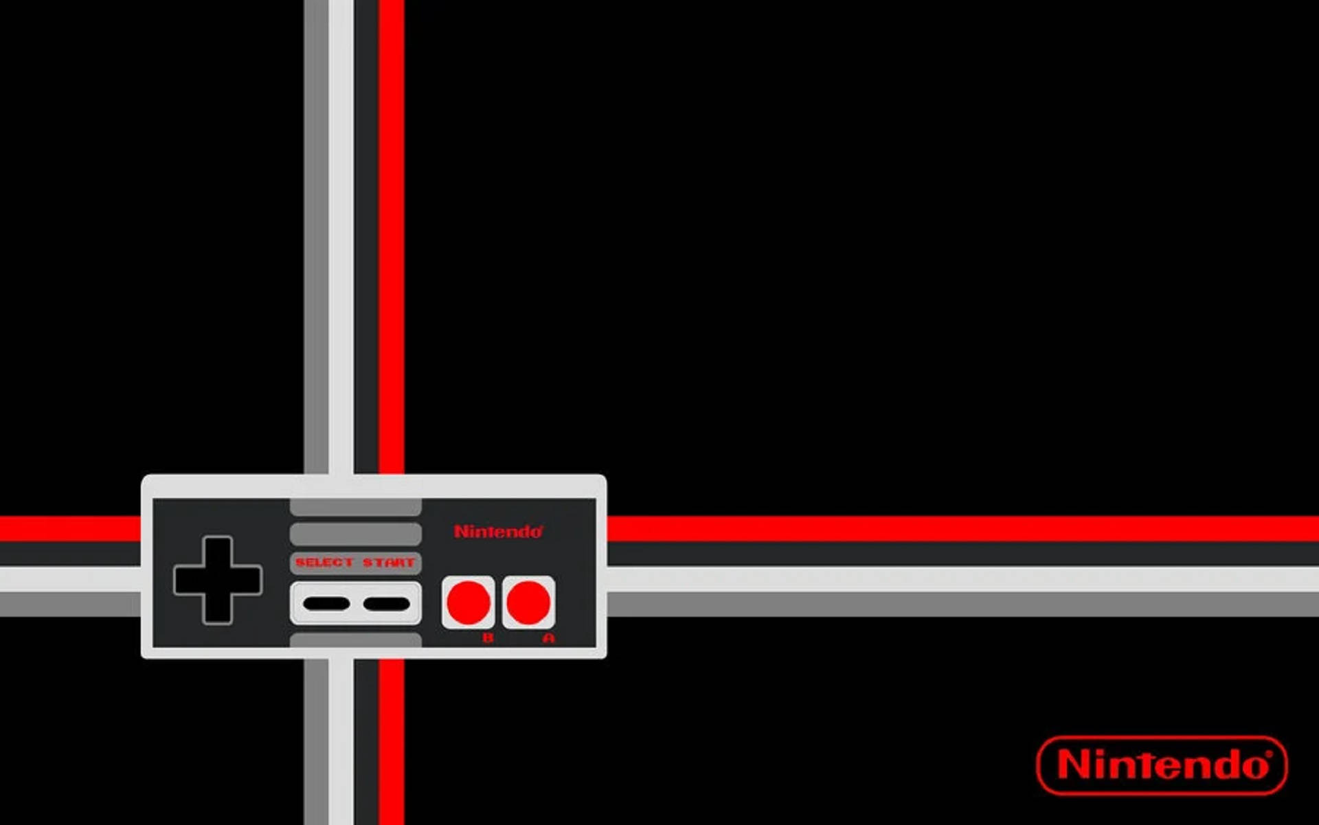 Download Nes Controller With Lines Wallpaper