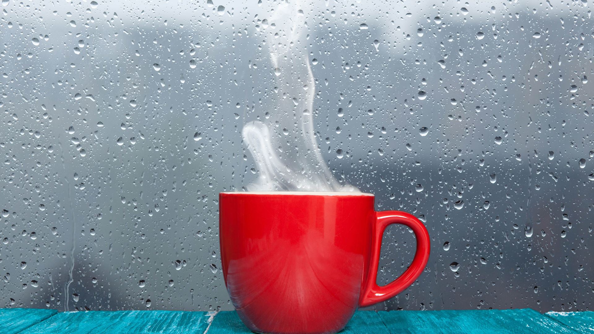Rainy Day Cuppa • Image • WallpaperFusion by Binary Fortress Software