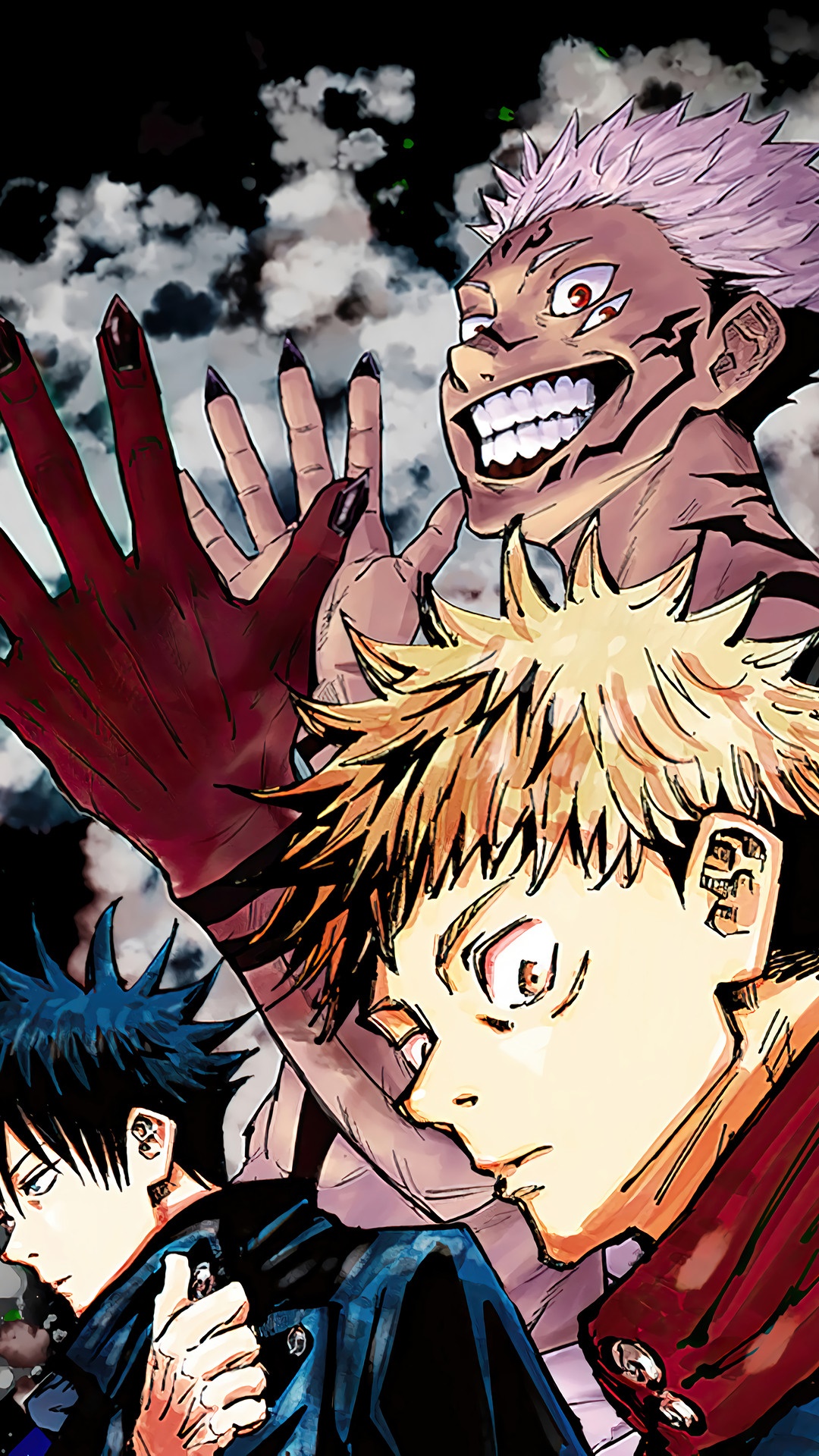 Jujutsu Kaisen HD Wallpaper, Megumi Fushiguro, Satoru Gojo, Sukuna (Jujutsu Kaisen), Yuji Itadori Gallery HD Wallpaper