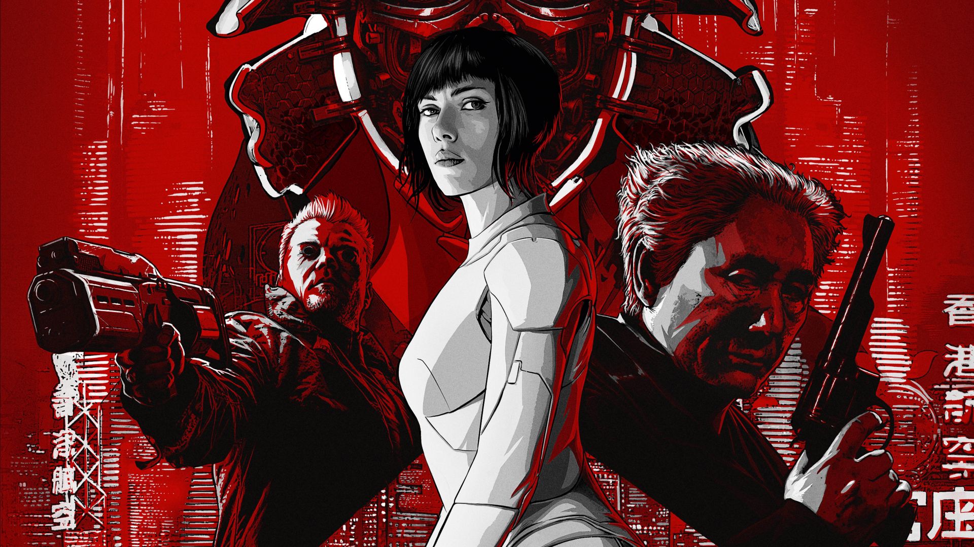 Desktop Wallpaper Ghost In The Shell Movie, Art, 5k, HD Image, Picture, Background, Hdm B