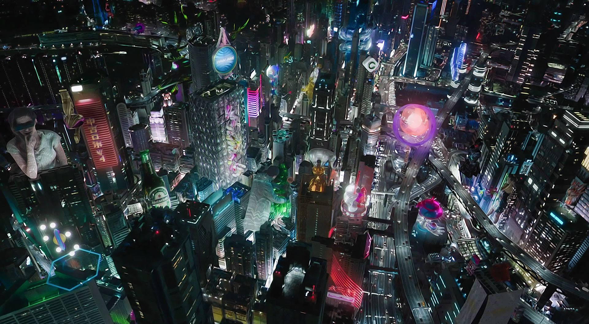 Download Ghost In The Shell Movie Setting Wallpaper