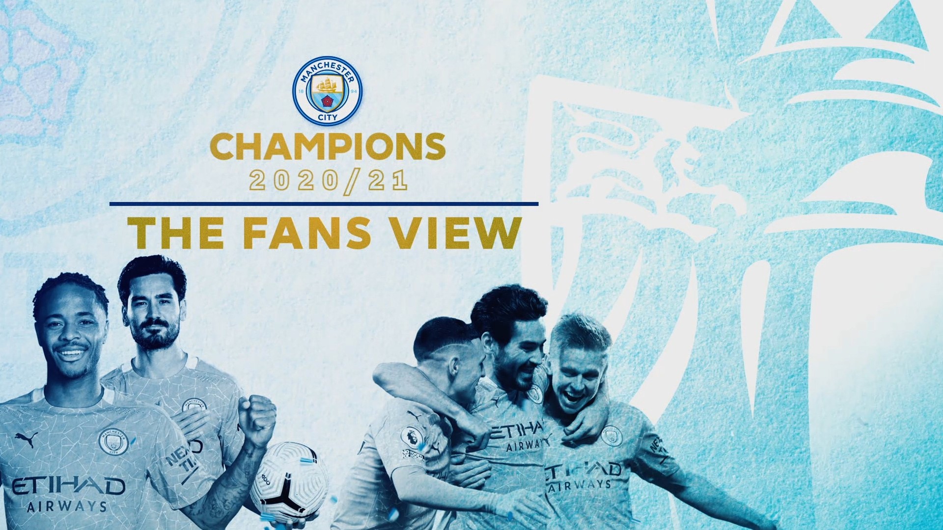 Manchester City Premier League Champions 2021 Wallpaper