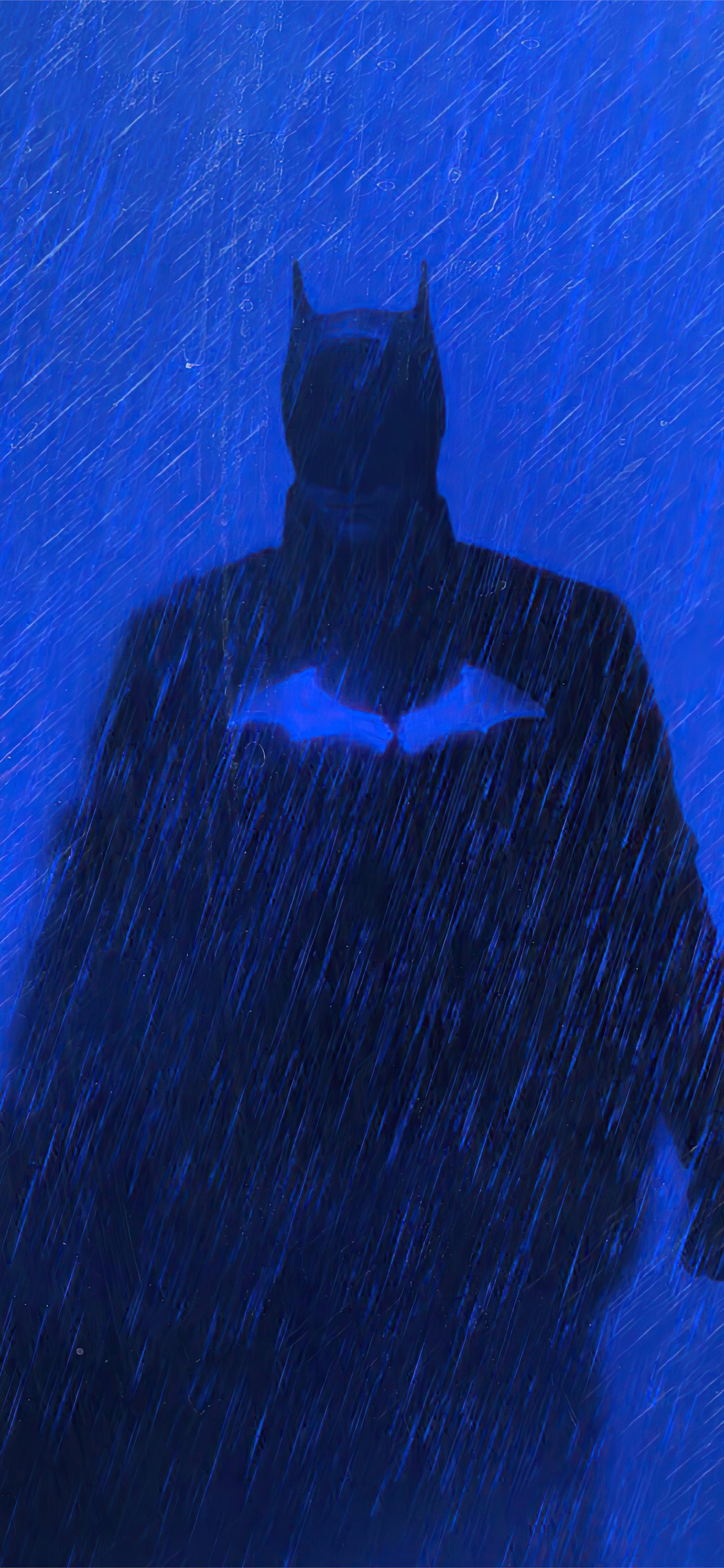 the batman 2022 blue iPhone Wallpaper Free Download