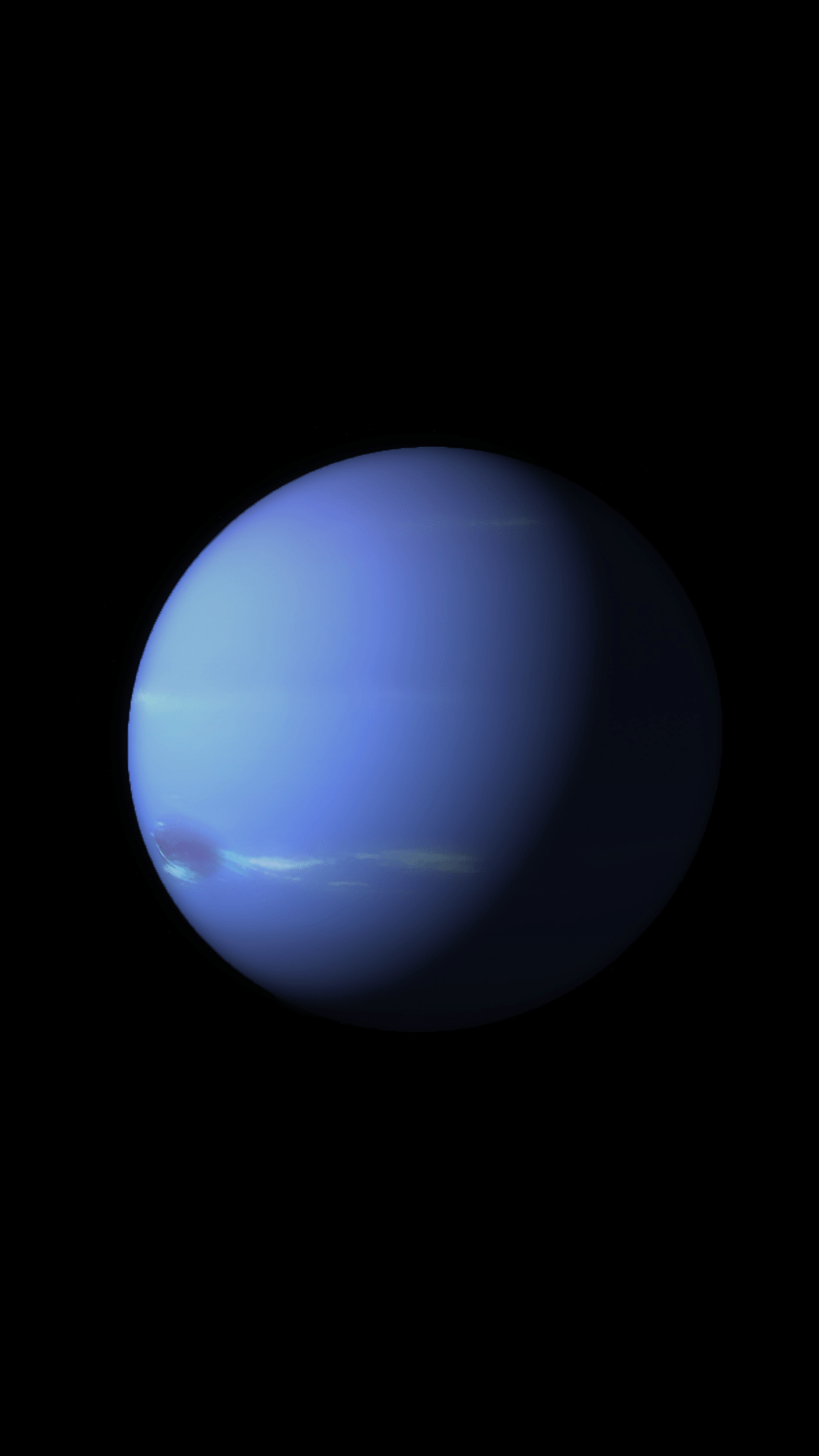 iOS 9 Planet Neptune Wallpaper for iPhone Pro Max, X, 6