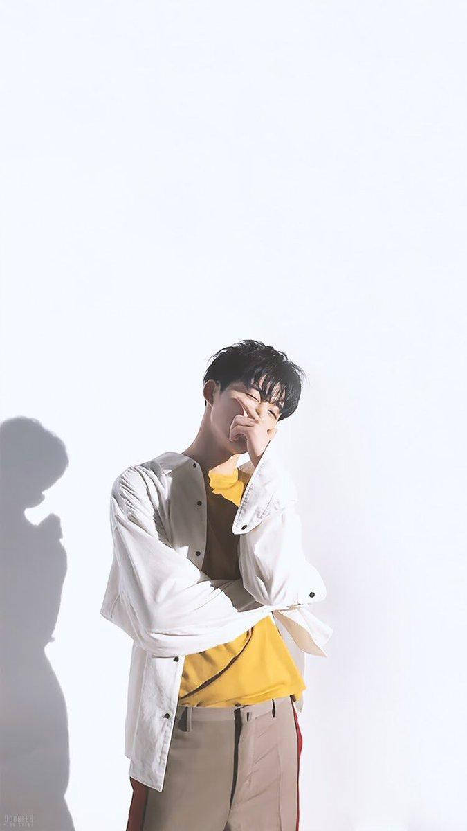 Download Kim Hanbin Iconic Pose Wallpaper