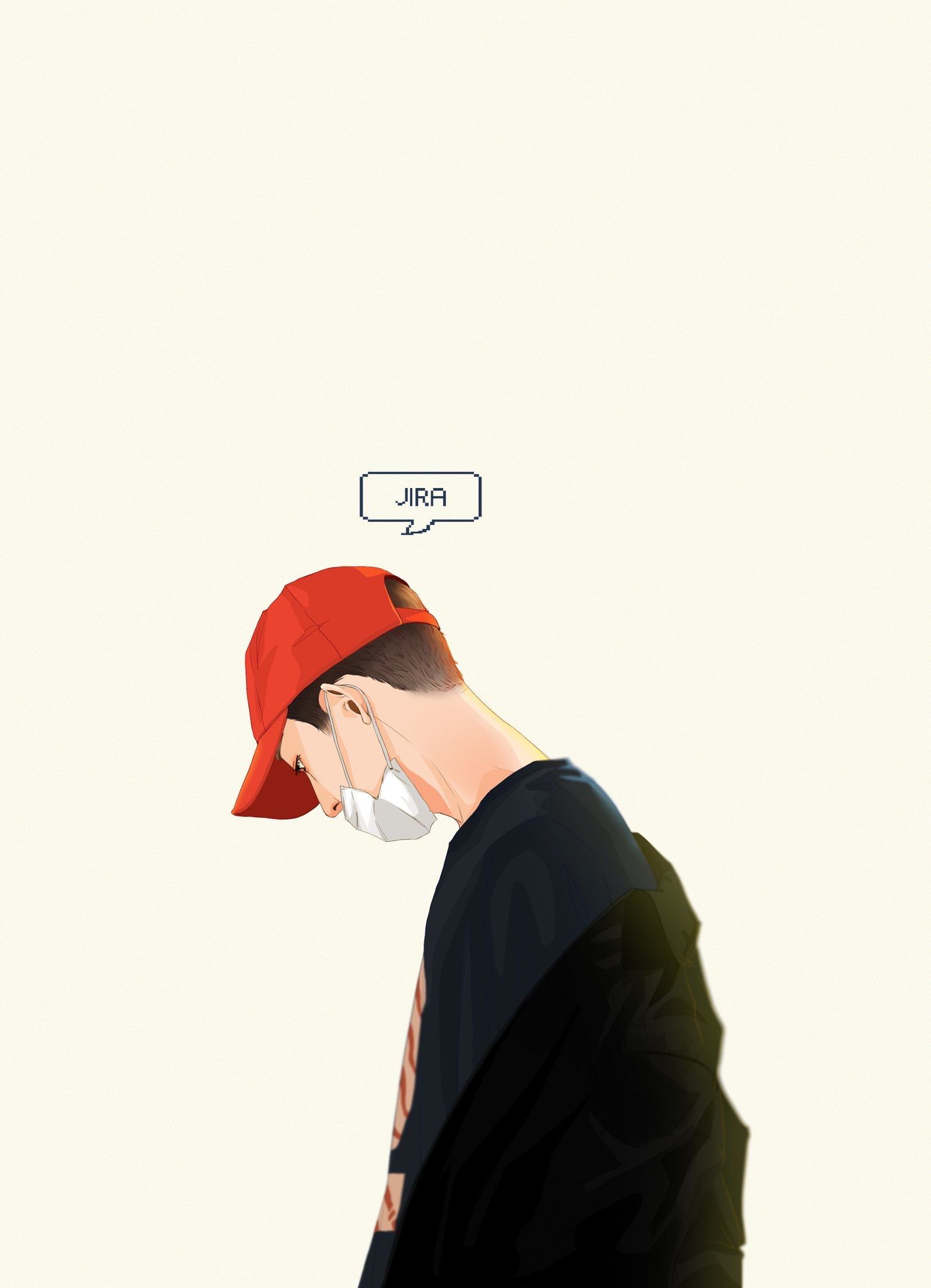 Hanbin fanart Wallpaper Cr: jira. Ikon wallpaper, Hanbin, Fan art