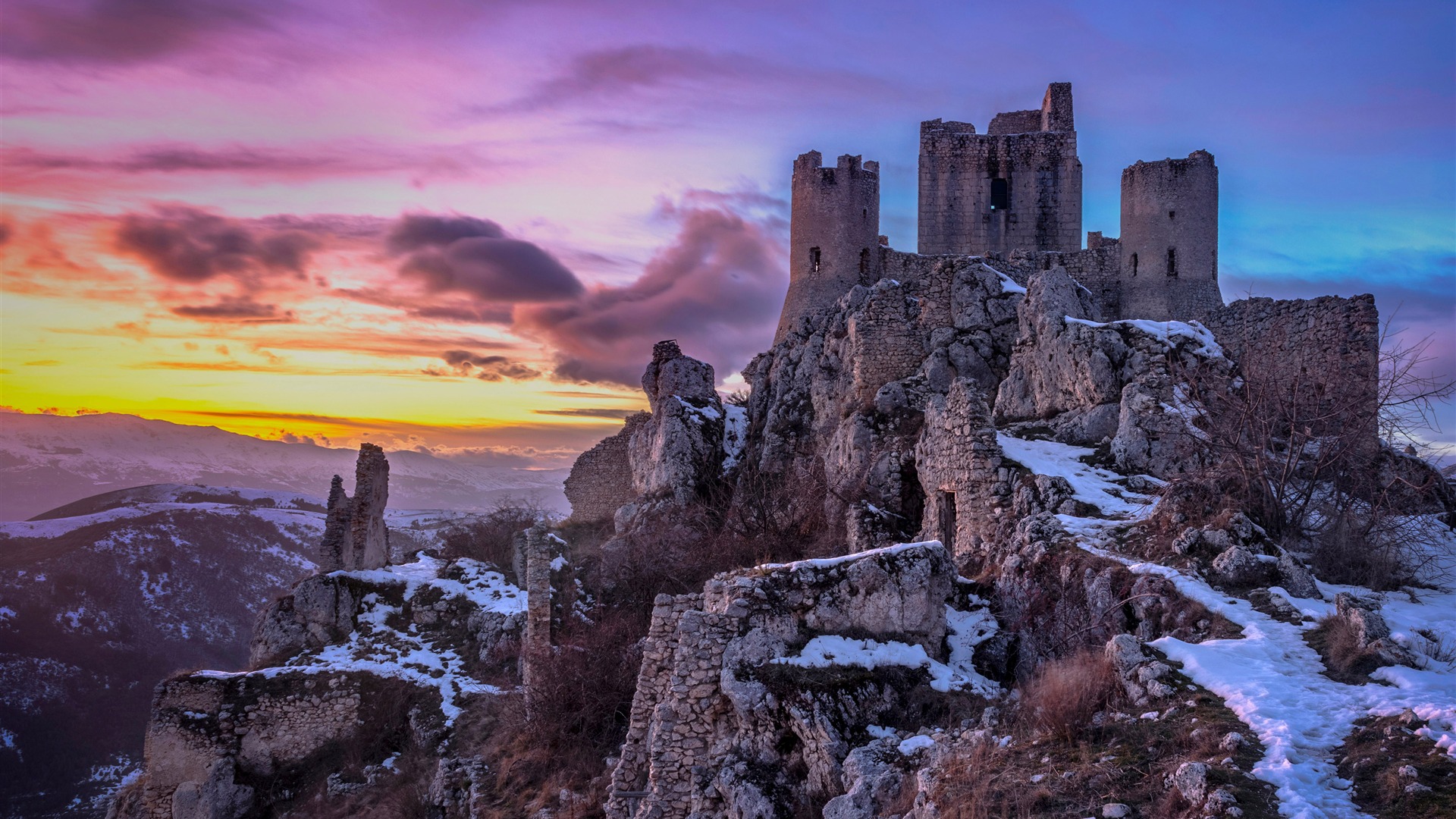 Italy Abruzzo Rocca Calascio