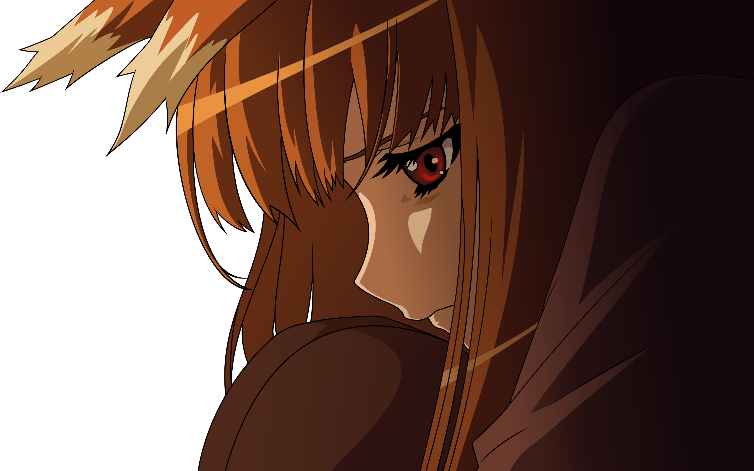 Anime wallpaper spice and wolf horo long hair highres brown hair red eyes 2560x1600 155347 en