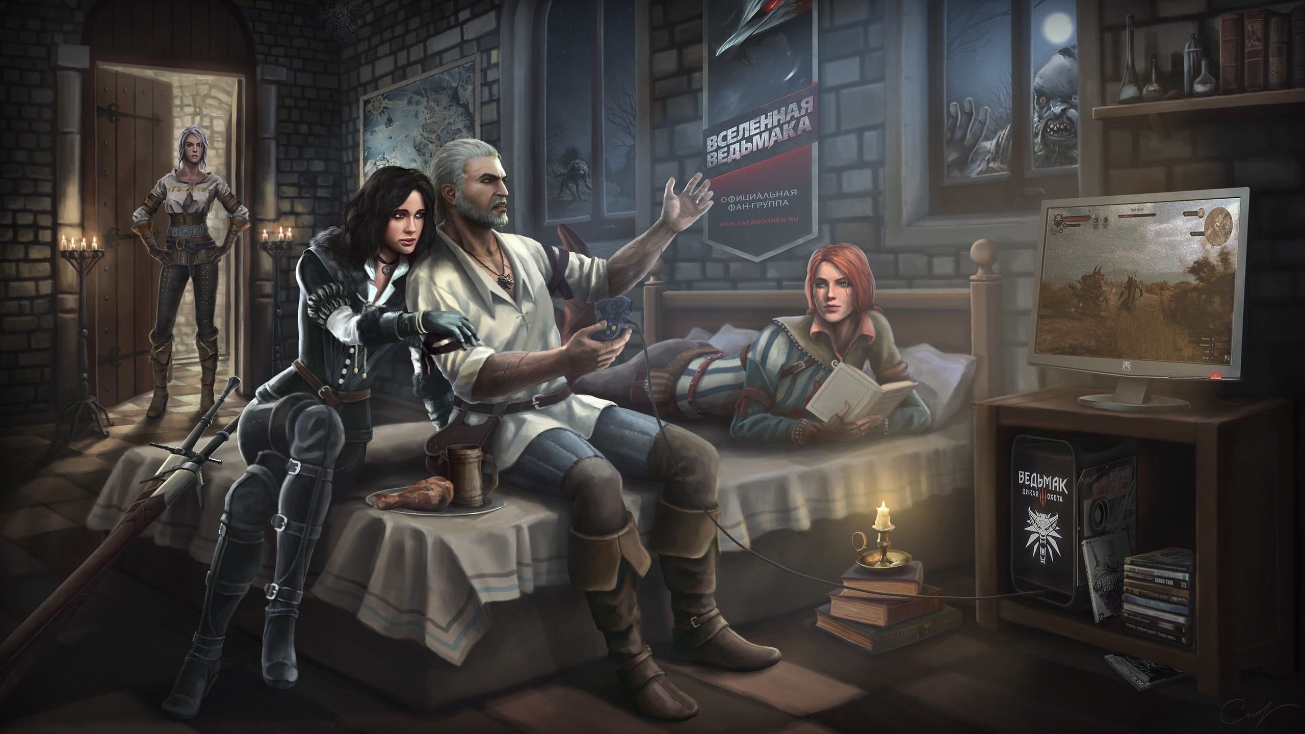 online game wallpaper, untitled #artwork The Witcher 3: Wild Hunt Yennefer of Vengerberg K #wallpaper #hdwallpape. The witcher, The witcher 3, Android wallpaper