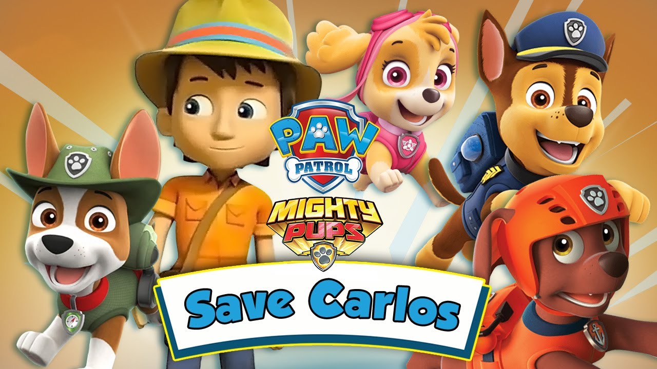 PAW PATROL- episode 5 -pups save Carlos in the jungle (English)