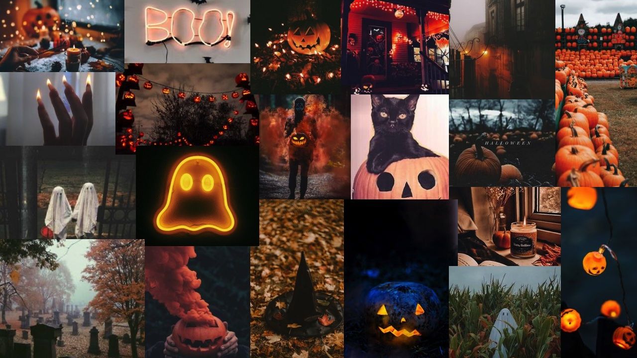 Halloween Moodboards Wallpapers - Wallpaper Cave