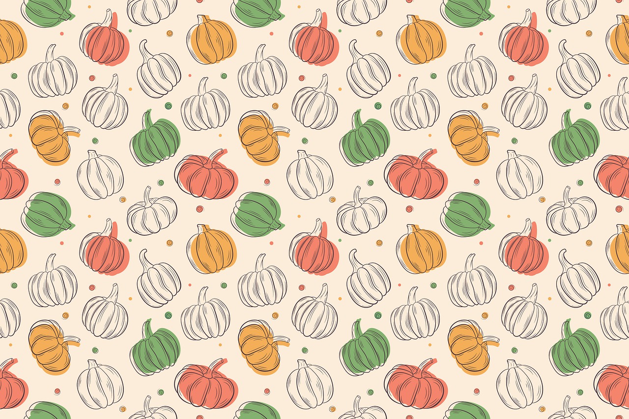 Pumpkin Doodle Wallpaper