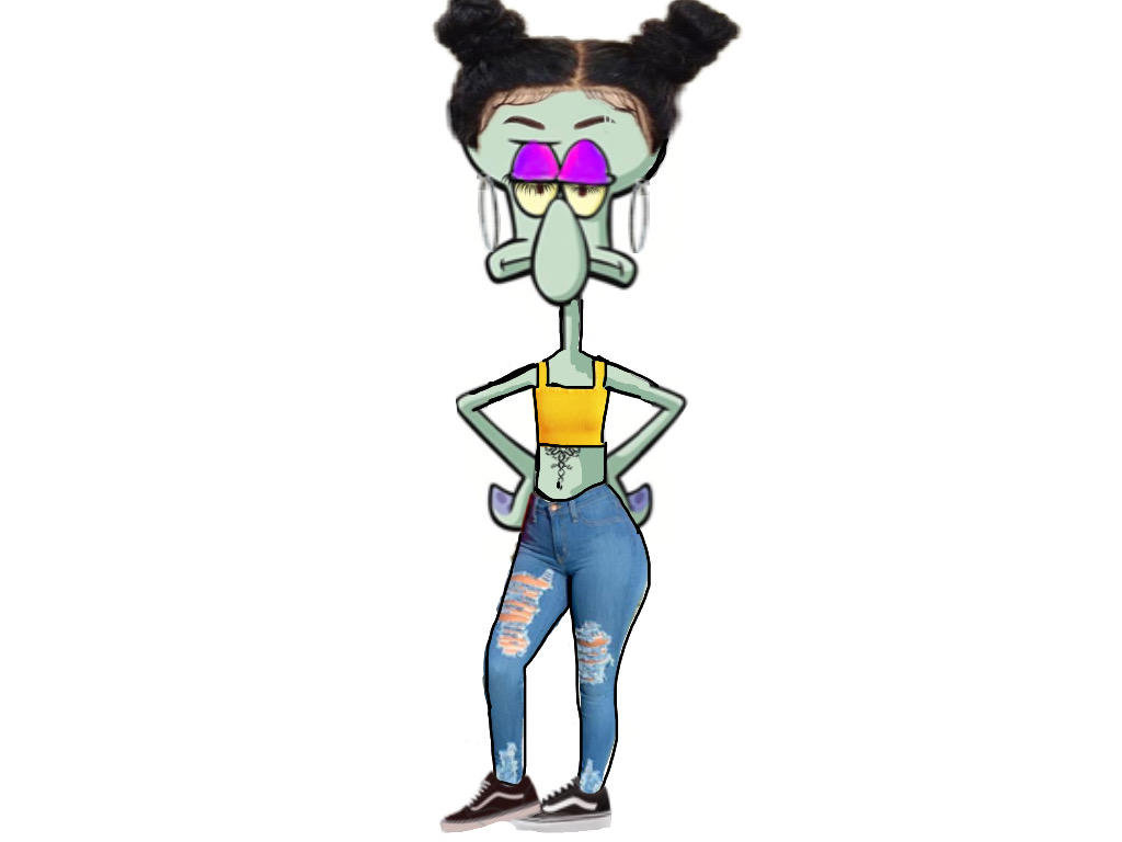 freetoedit squidward baddie 323214279300201