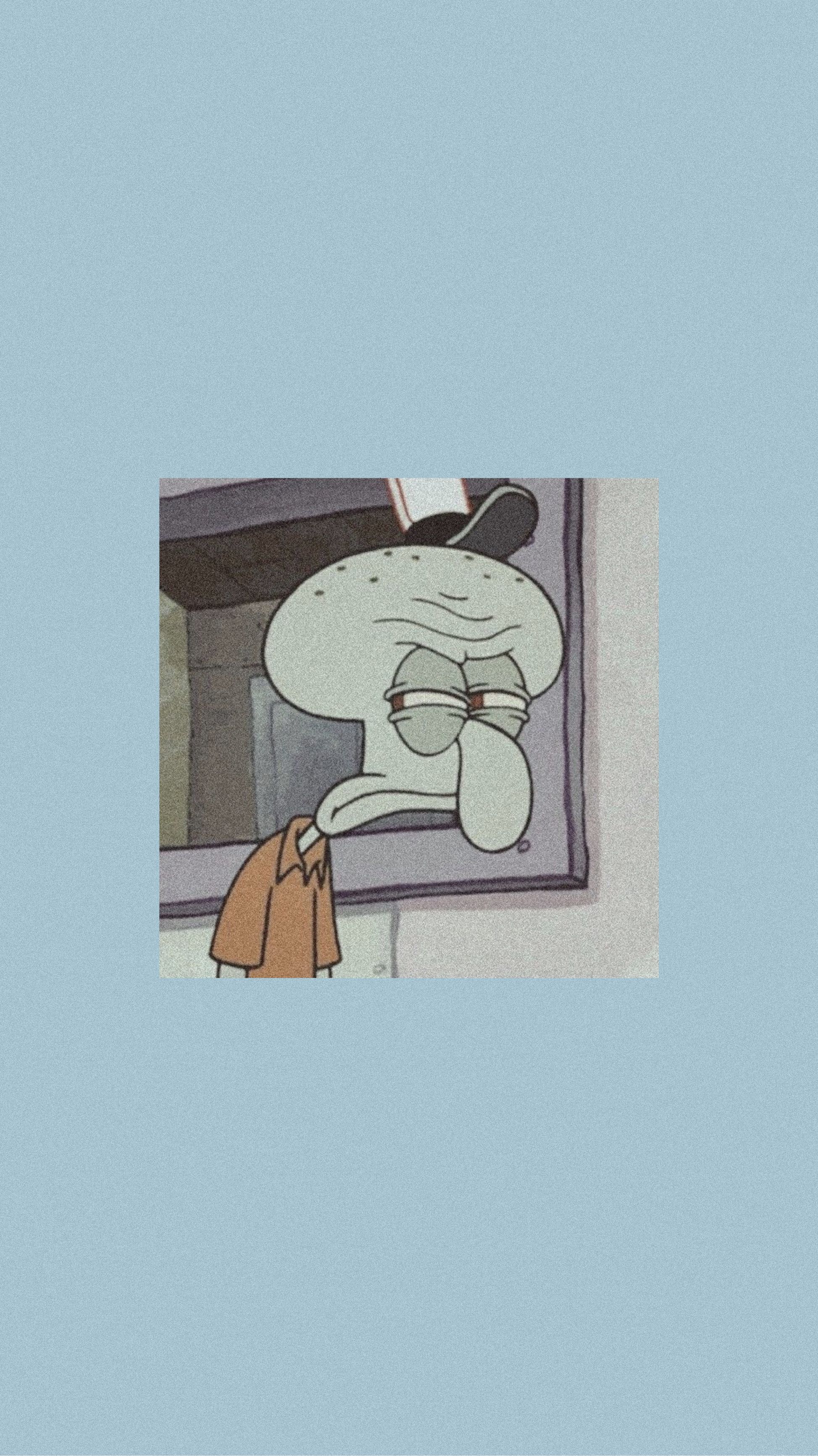 Squidward Aesthetic Wallpaper