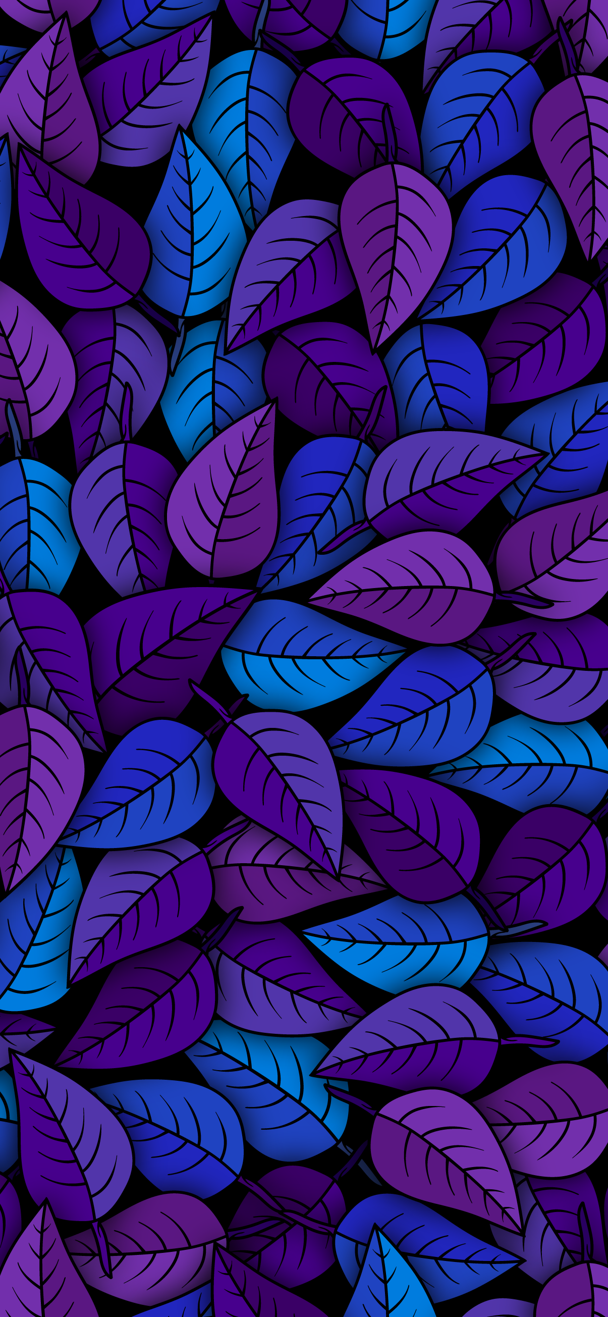 LEAVES PATTERN WALLPAPER 4K