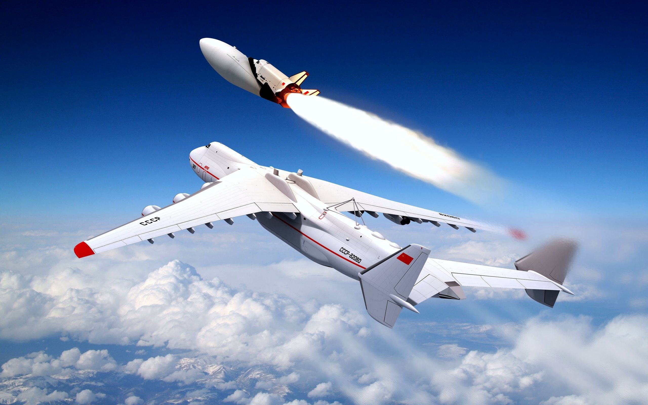 Download desktop wallpaper Starting with the Russian Space Shuttle Buran cargo plane