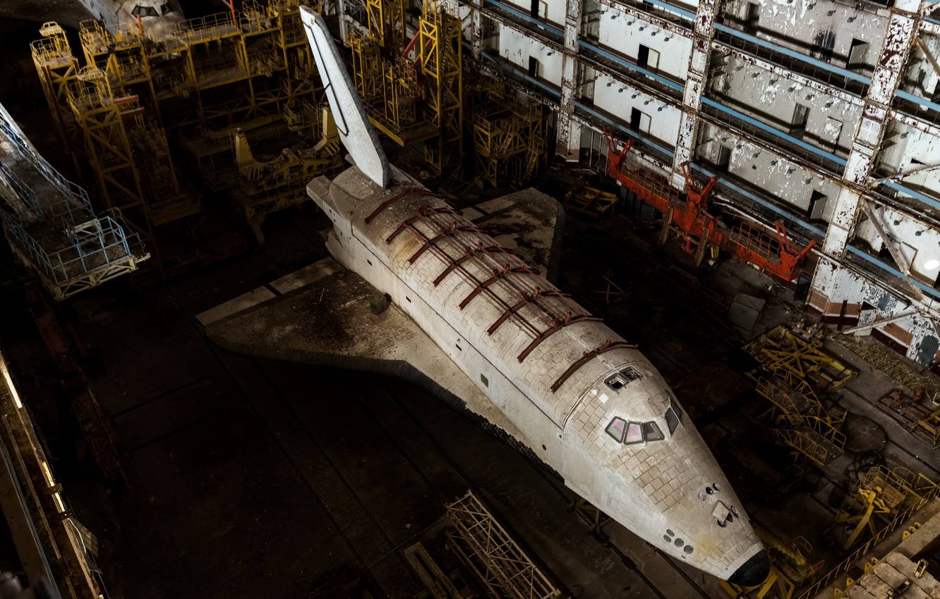 Wallpaper Space Shuttle, Abandoned, Buran image for desktop, section космос
