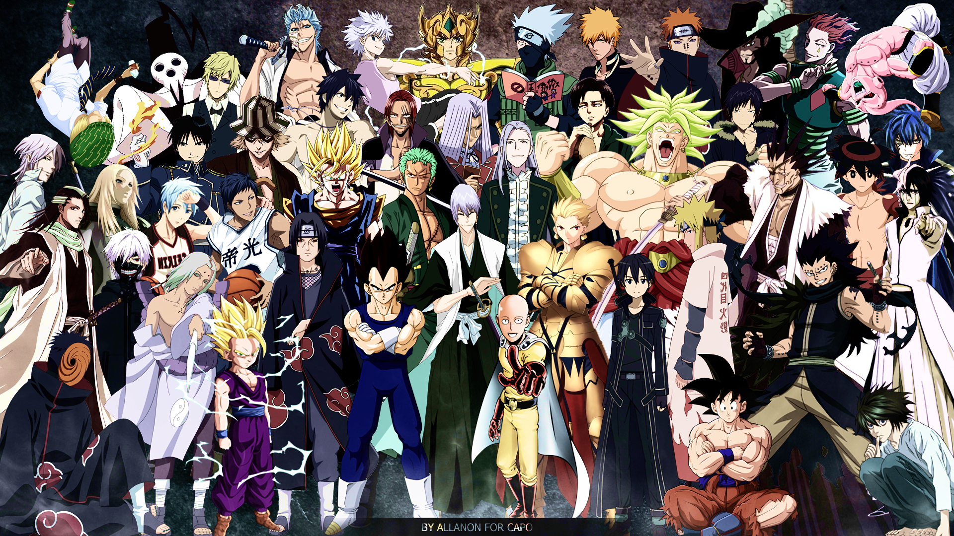 Anime Crossover HD Wallpaper and Background