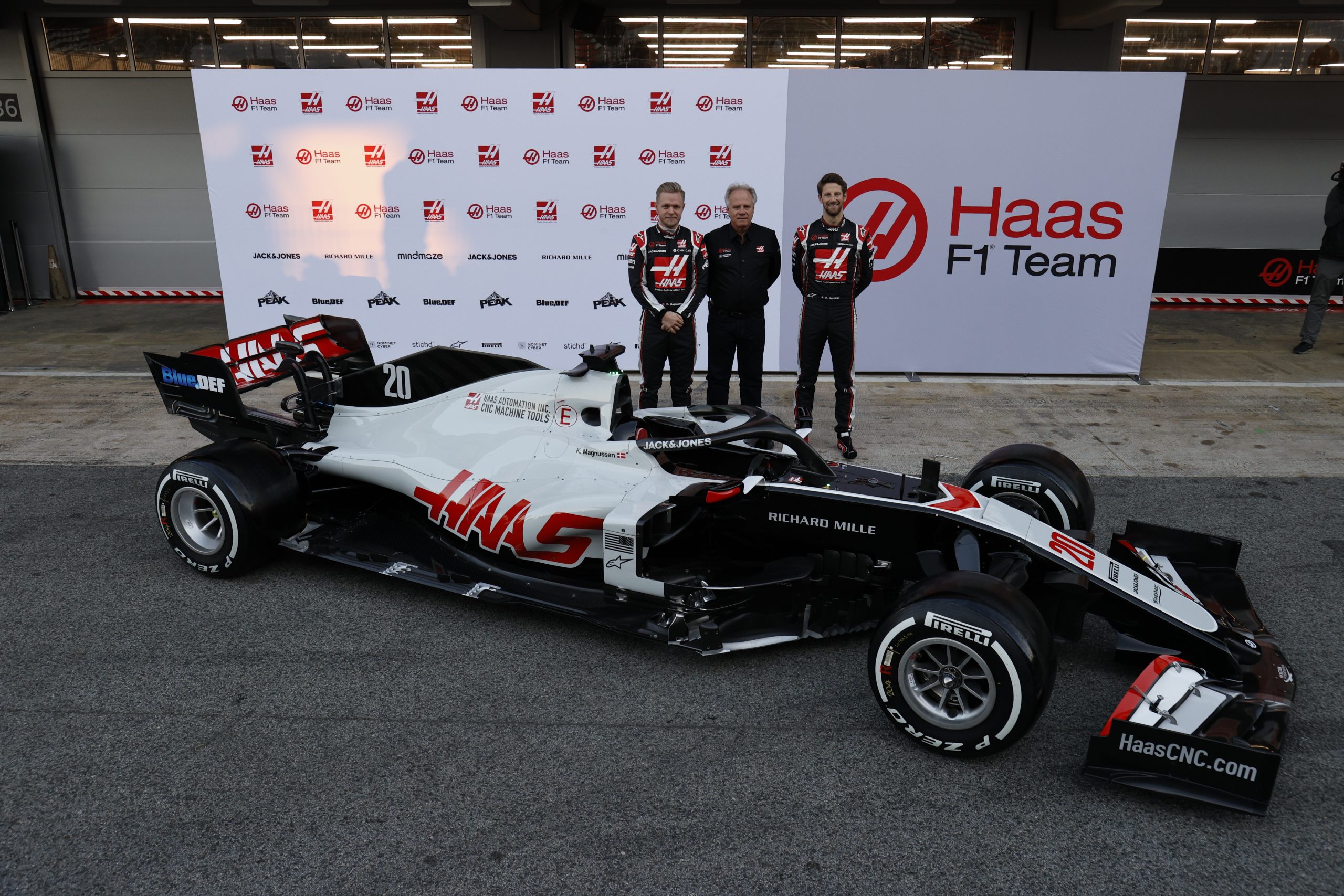 Haas VF 20 F1 Car Launch Picture