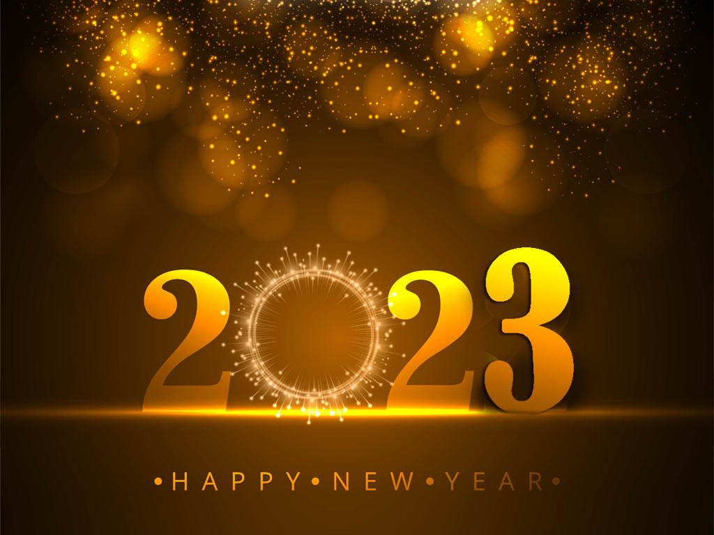 Happy New Year 2023 Wallpaper Wishes Image For WhatsApp FB