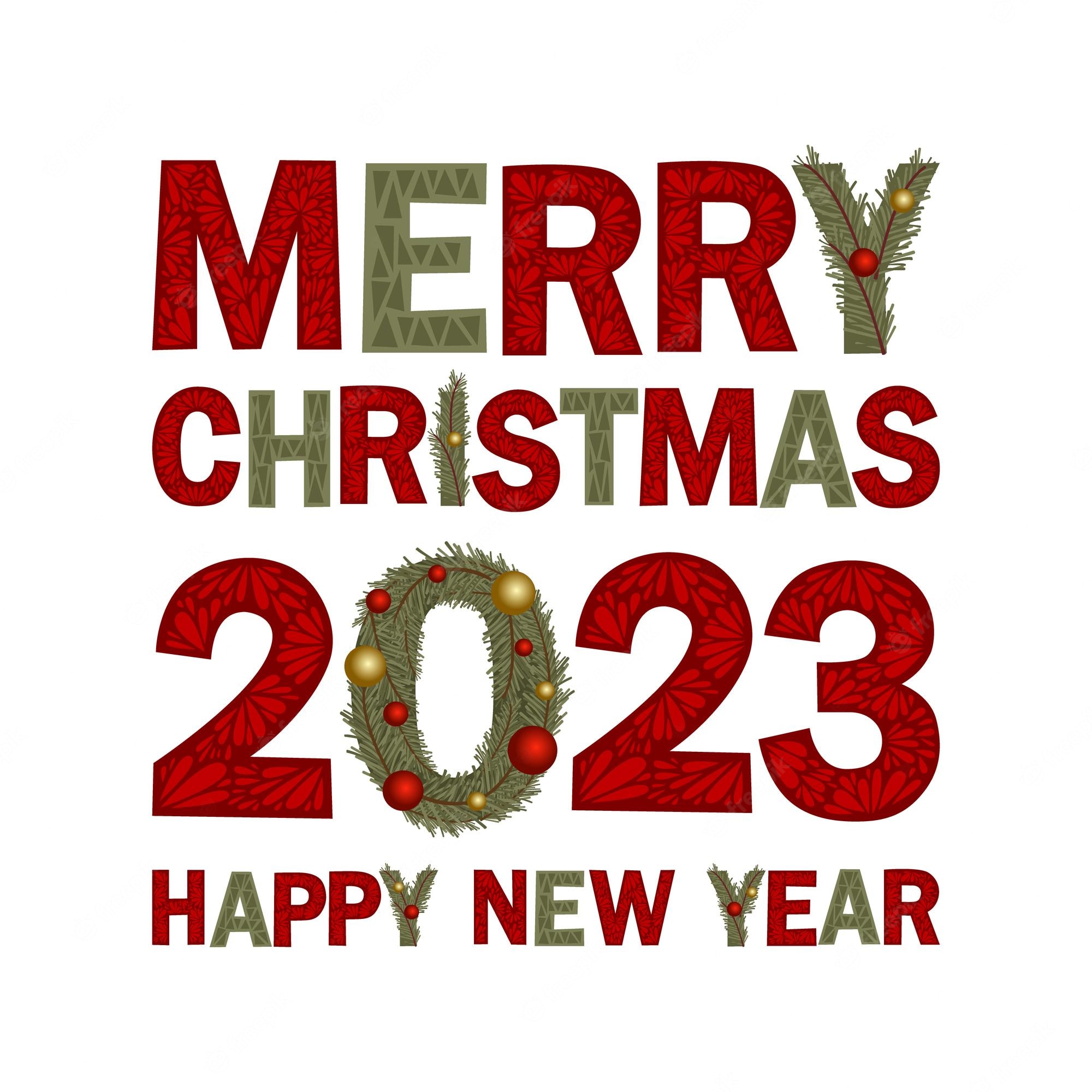 Merry Christmas And A Happy New Year 2023 Wallpapers - Wallpaper Cave