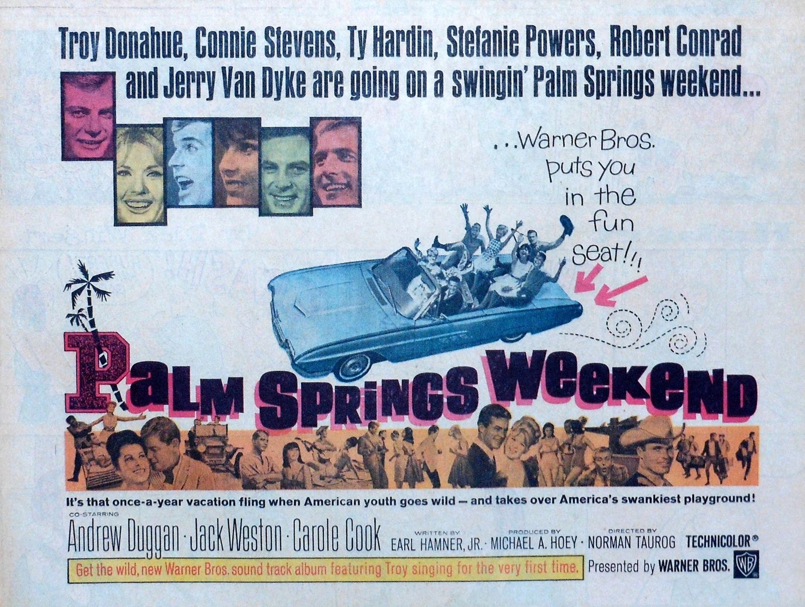 Palm Springs Weekend (1963). Beach Party Movies