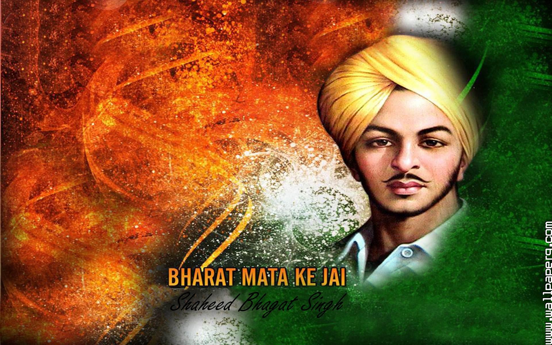 Download Shaheed bhagat singh greetings for republic day day wallpaper for your mobile cell phone