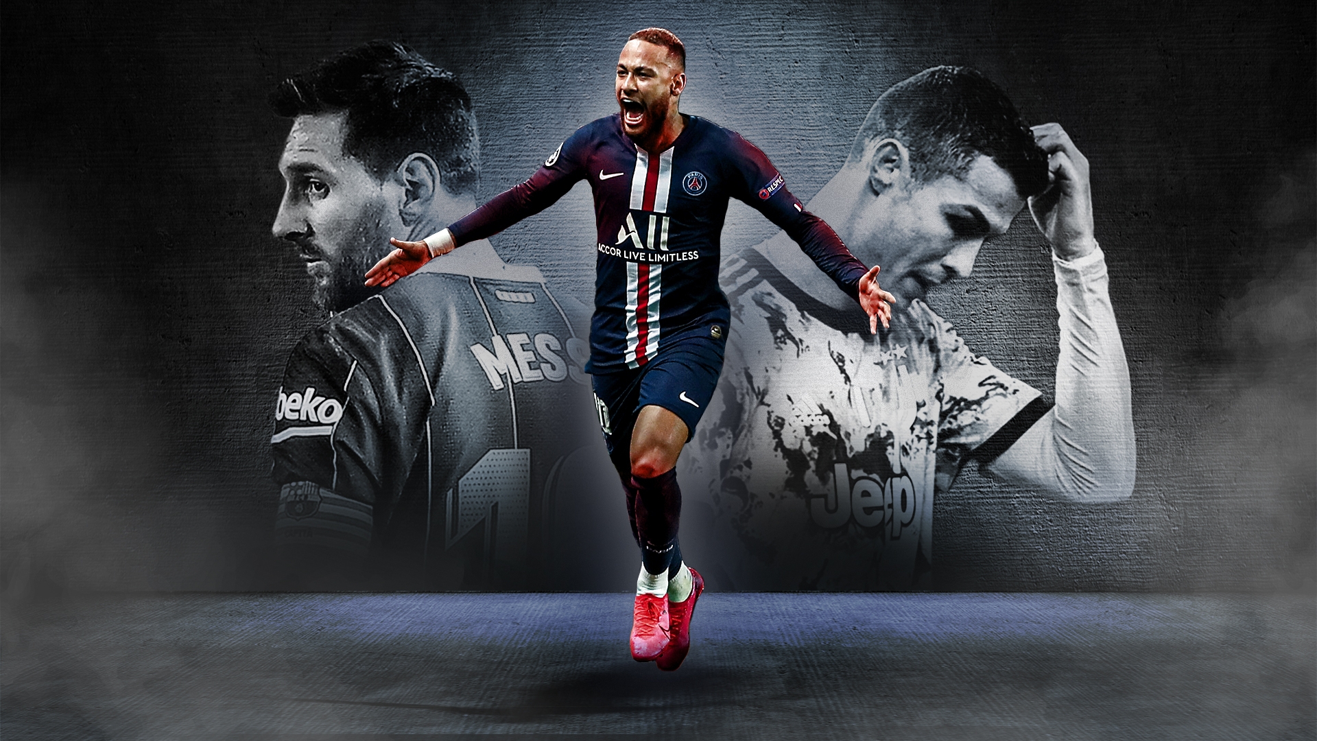 Cristiano Ronaldo Lionel Messi Neymar Jr Wallpapers - Wallpaper Cave