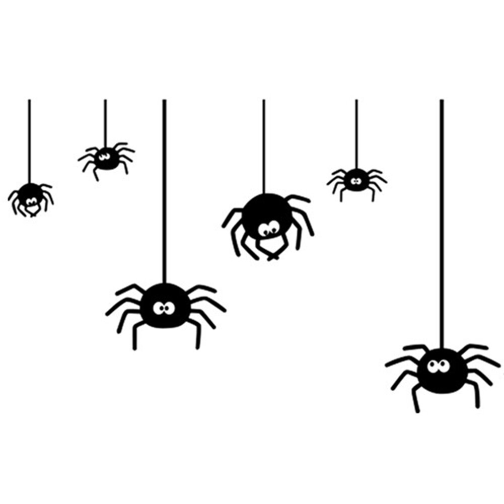 Halloween Spider Wall Stickers Black Spider Removable Wallpaper Vinyl Art Decal Sale USA Sold Out Arrival Notice Arrival Notice