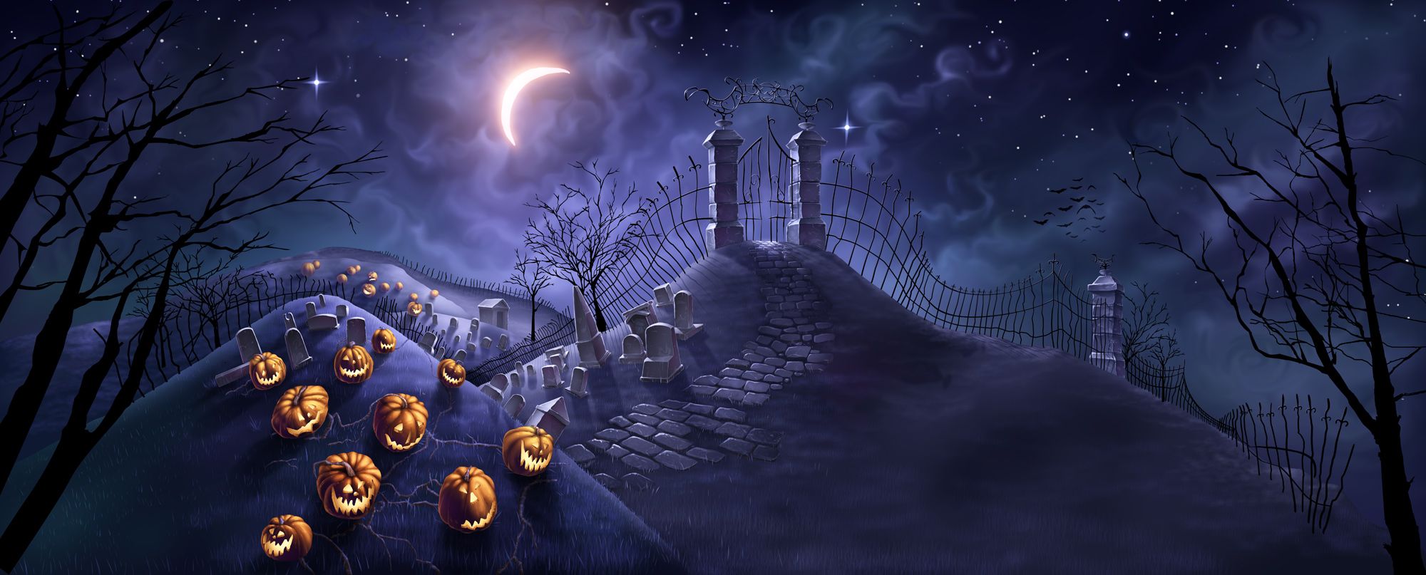 Halloween Scenery Wallpaper