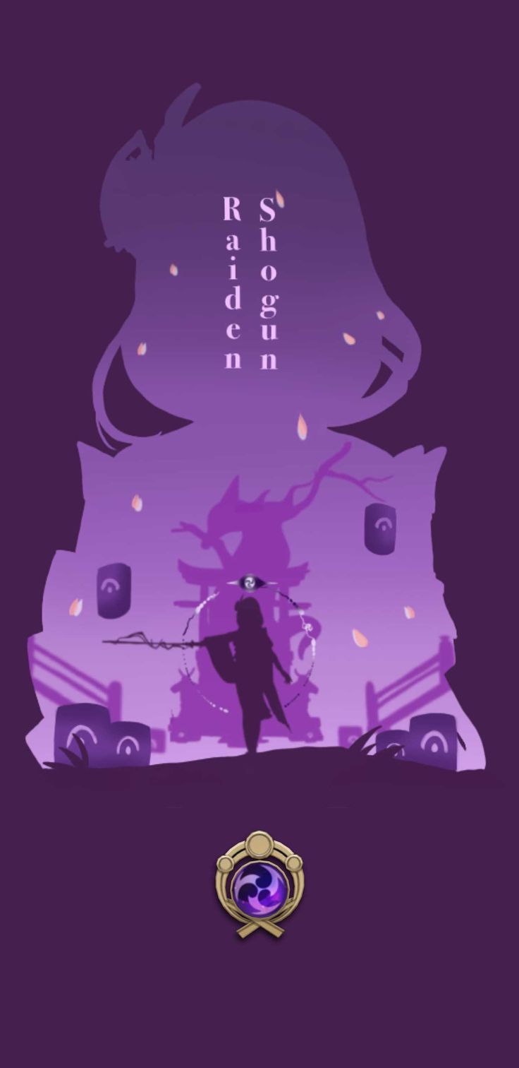 4K Raiden Shogun Wallpaper Explore more Action, Anime, Cartoon, Character, Chinese wallpaper.. Anime wallpaper, Character wallpaper, Fan art