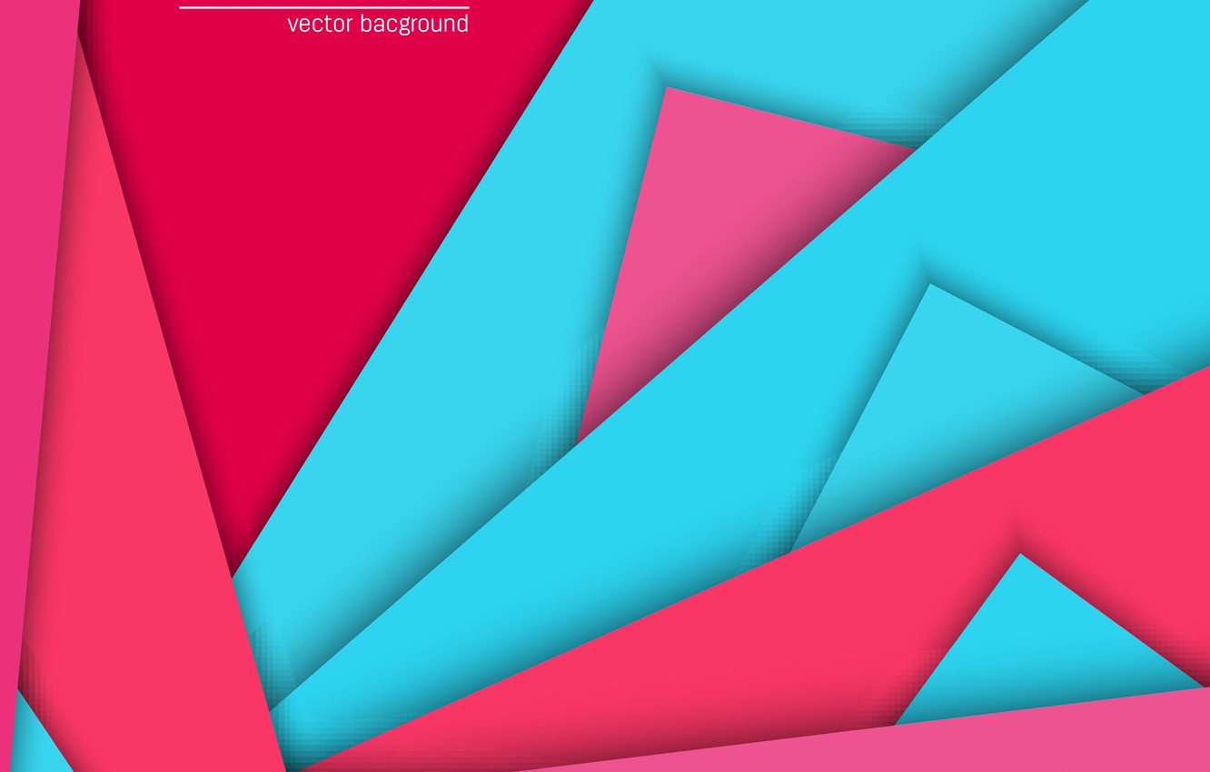 Wallpaper abstract, red, geometry, design, pink, lines background, material, light blue image for desktop, section абстракции