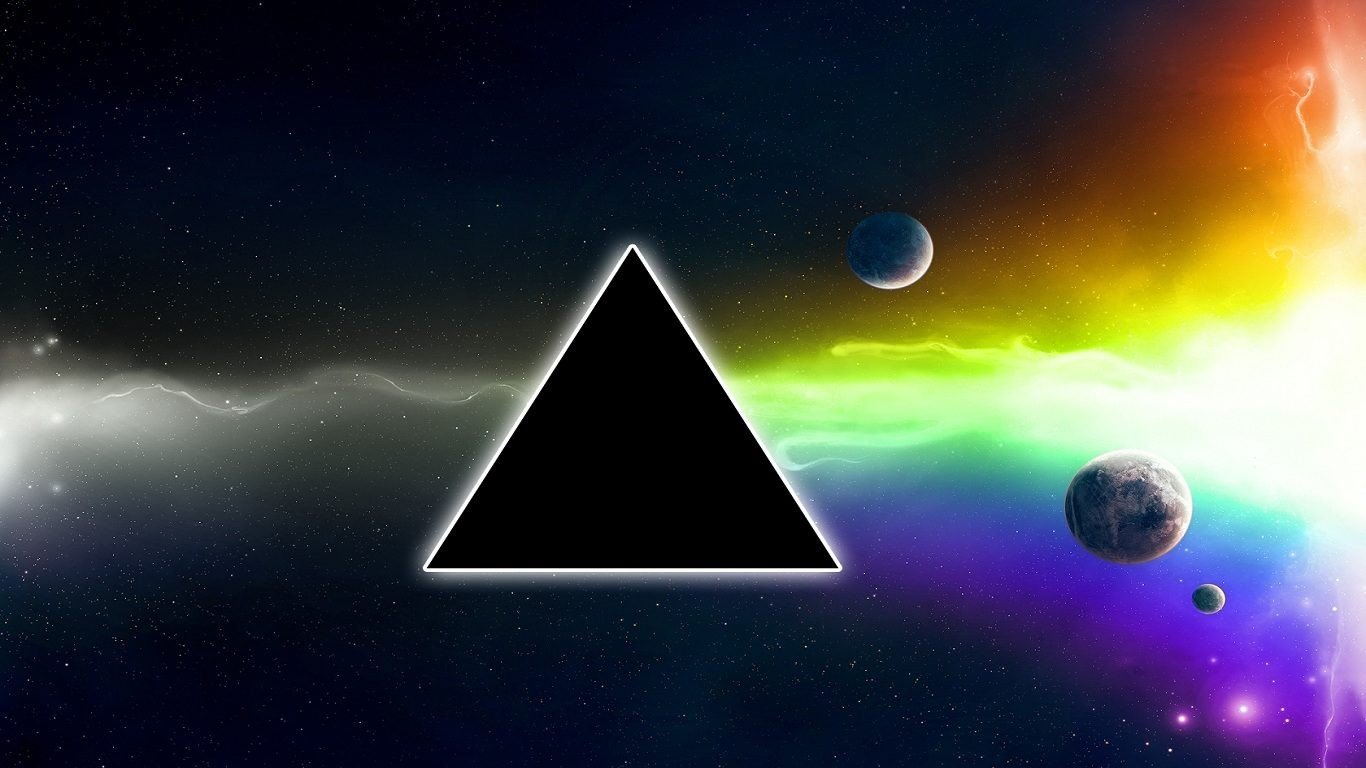 Dark Side Of The Moon, Pink Floyd, Triangle, Space HD Wallpaper / Desktop and Mobile Image & Photo