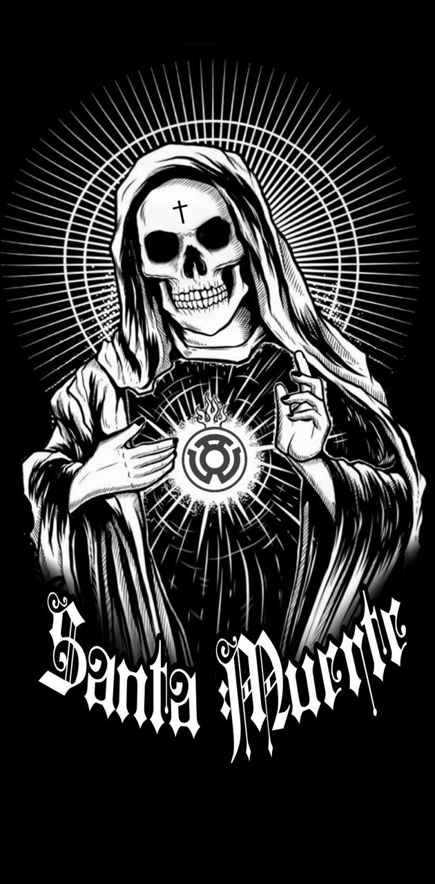 Cute Santa Muerte Wallpaper