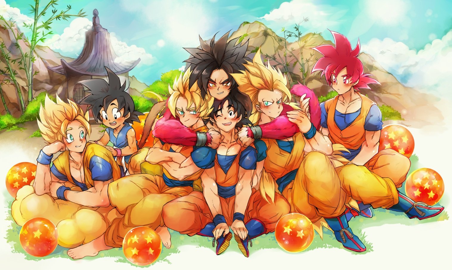 All male ayo (isy8800) dragonball male son goku wallpaperx909