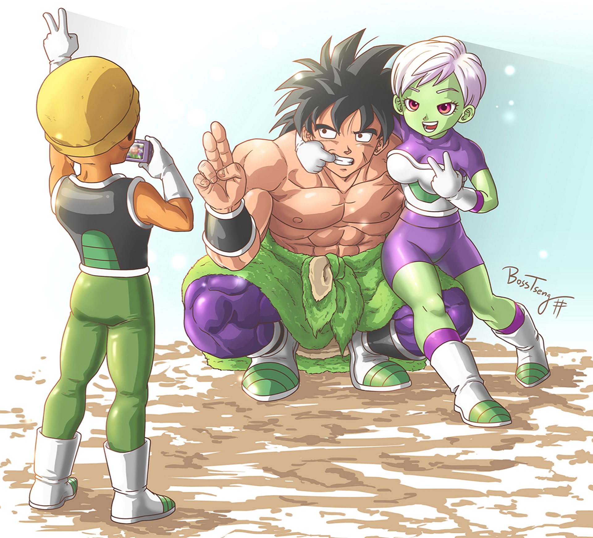 Broly and his new friends