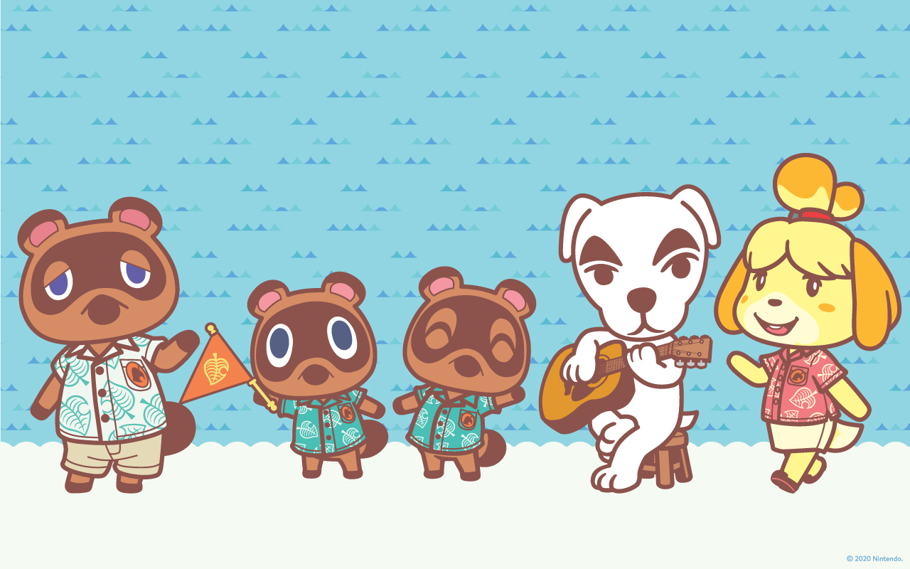 Download Three Cute Animal Crossing: New Horizons Wallpaper From Walmart