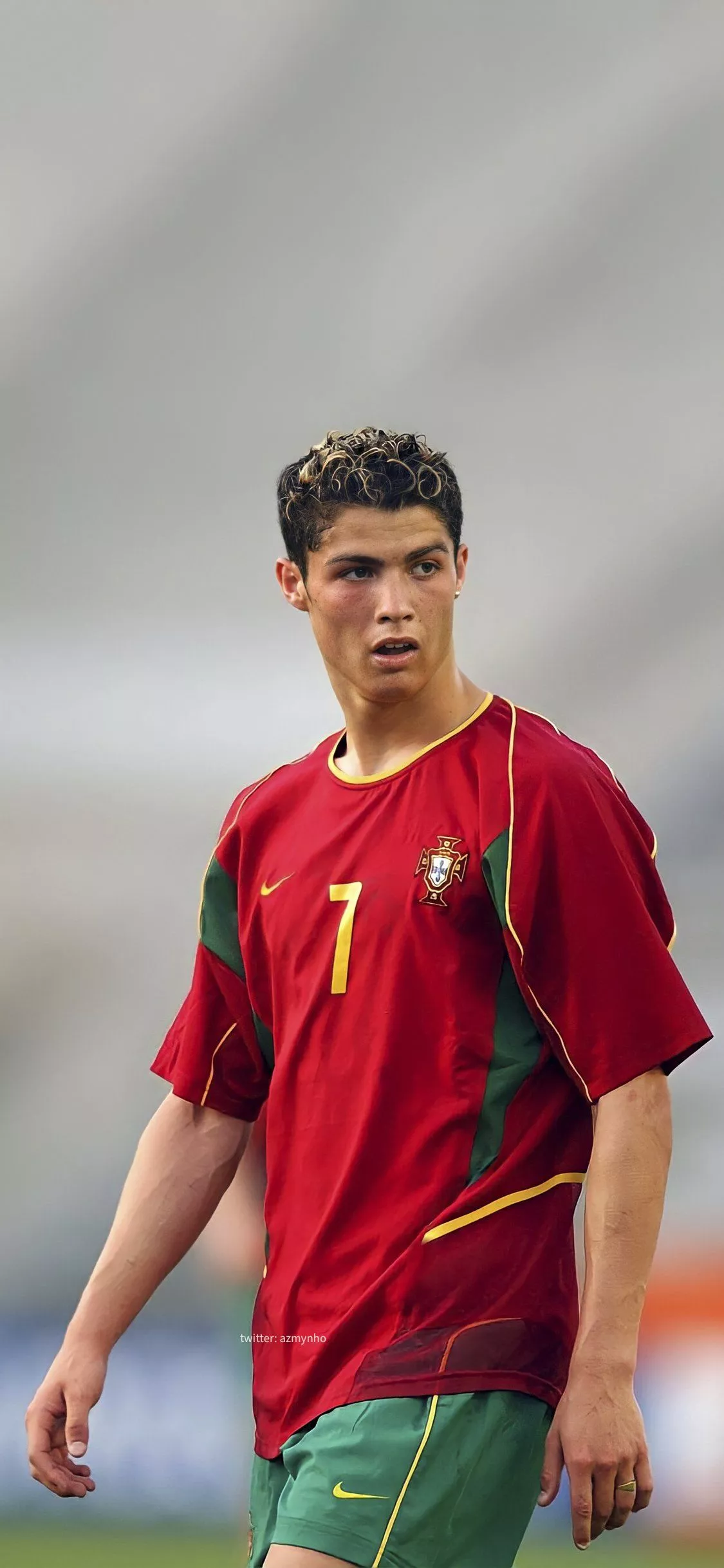 Young Cristiano #Ronaldo Wallpaper 4K