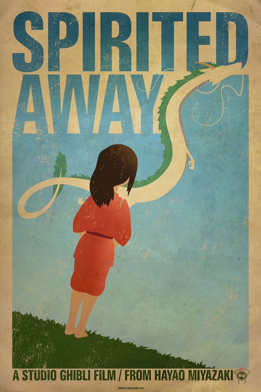 Spirited Away poster Ghibli Fan Art