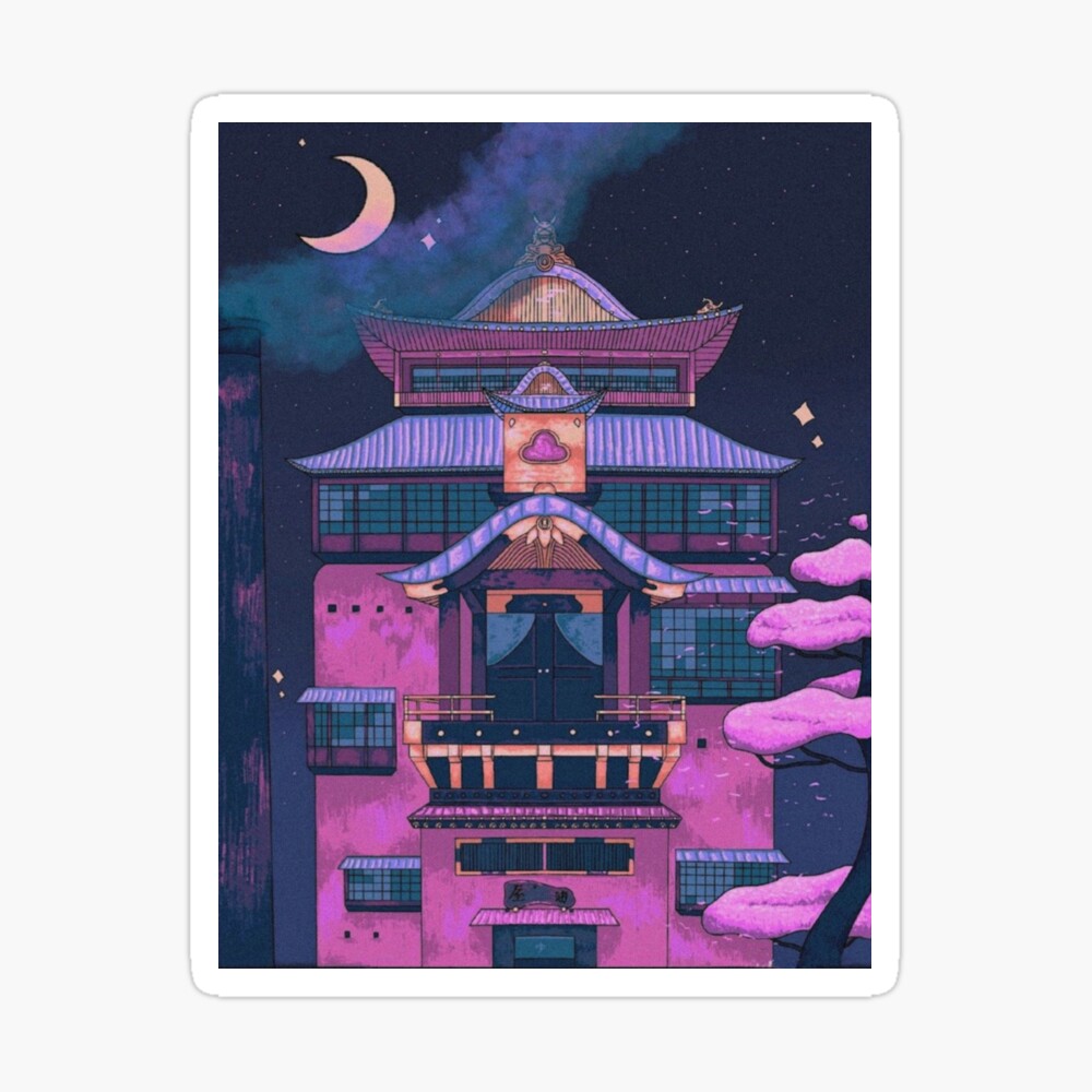 Aesthetic Retro Spirited Away, Spirited Away Poster, Spirited Away Art, Spirited Away Wall Art, Spirited Away Wallpaper Poster