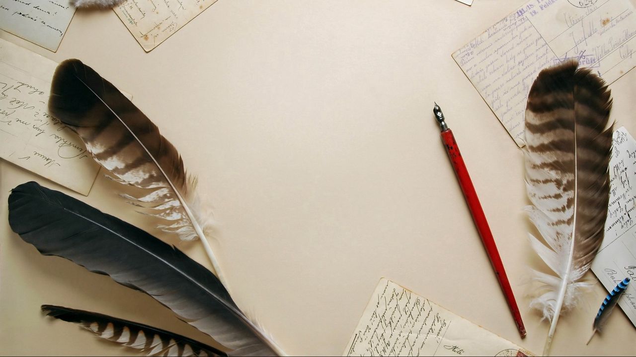 Wallpaper vintage, pens, writing, paper hd, picture, image