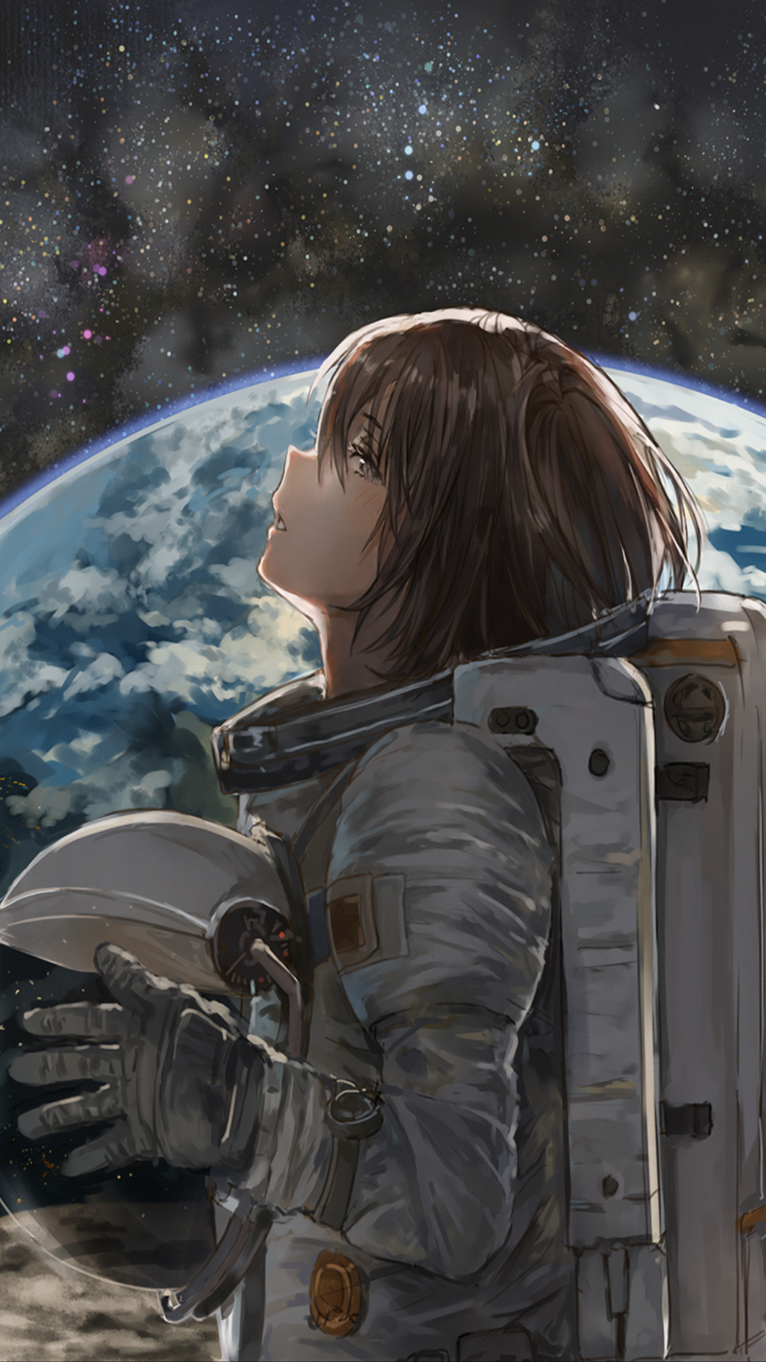 Wallpaper. Space girl art, Space anime, Astronaut art
