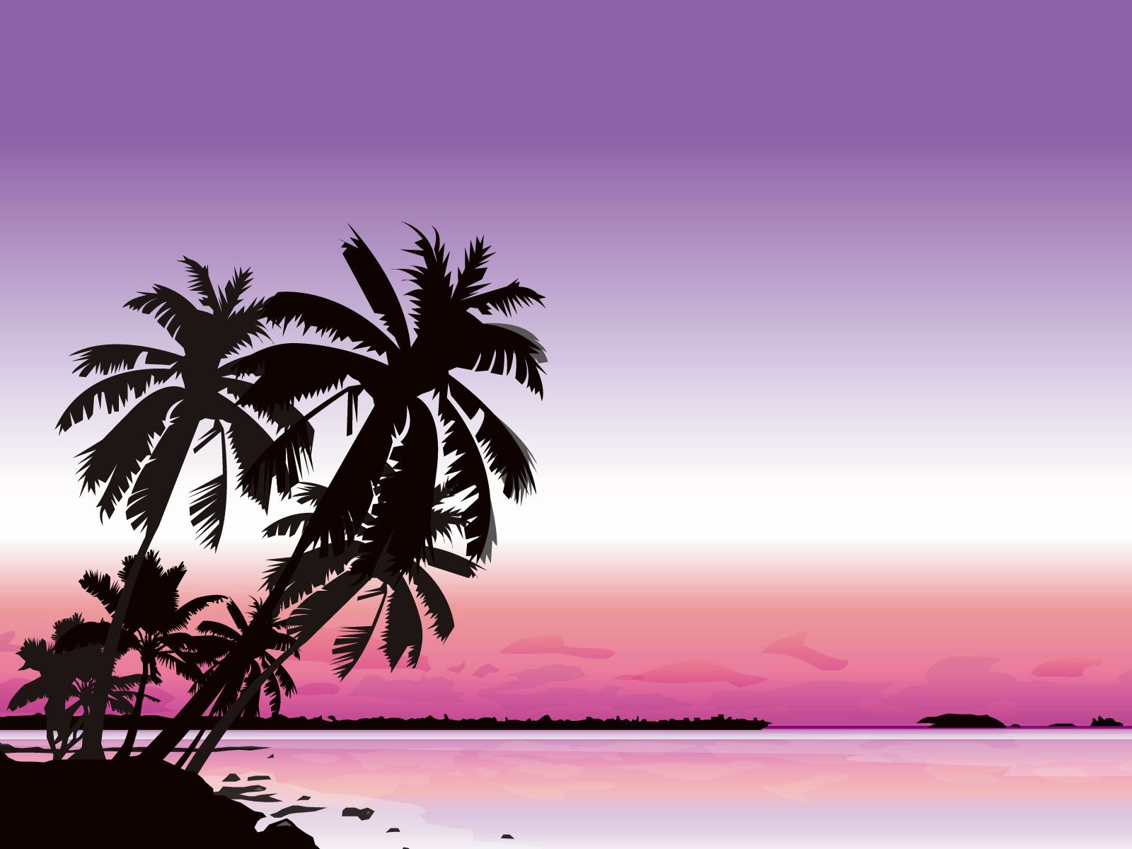 Cartoon Sunset Wallpaper